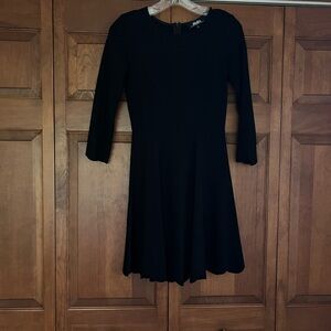 Lulu's Classic Black Long Sleeve Dress